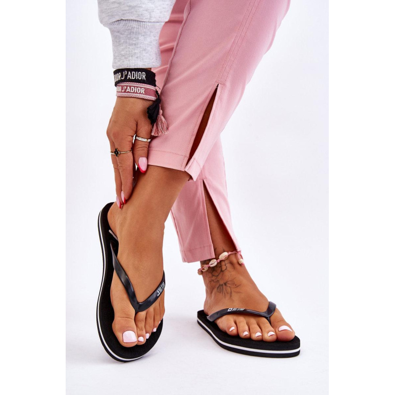 Light Women's Flip -flops Big Star LL274761 čierna
