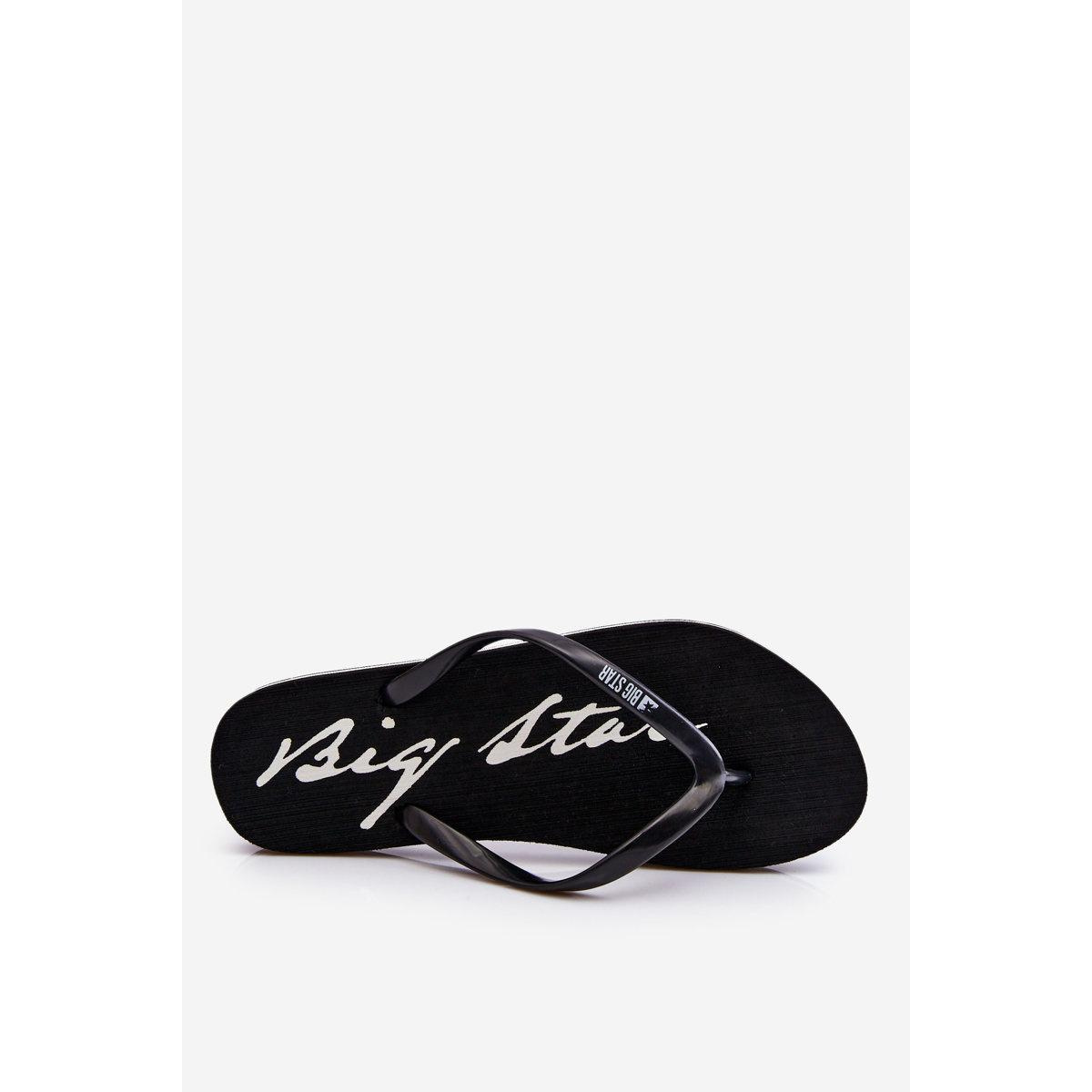 Light Women's Flip -flops Big Star LL274761 čierna