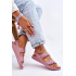 Dámske ľahké sandále Big Star LL274744 Purple - Odtiene fialovej
