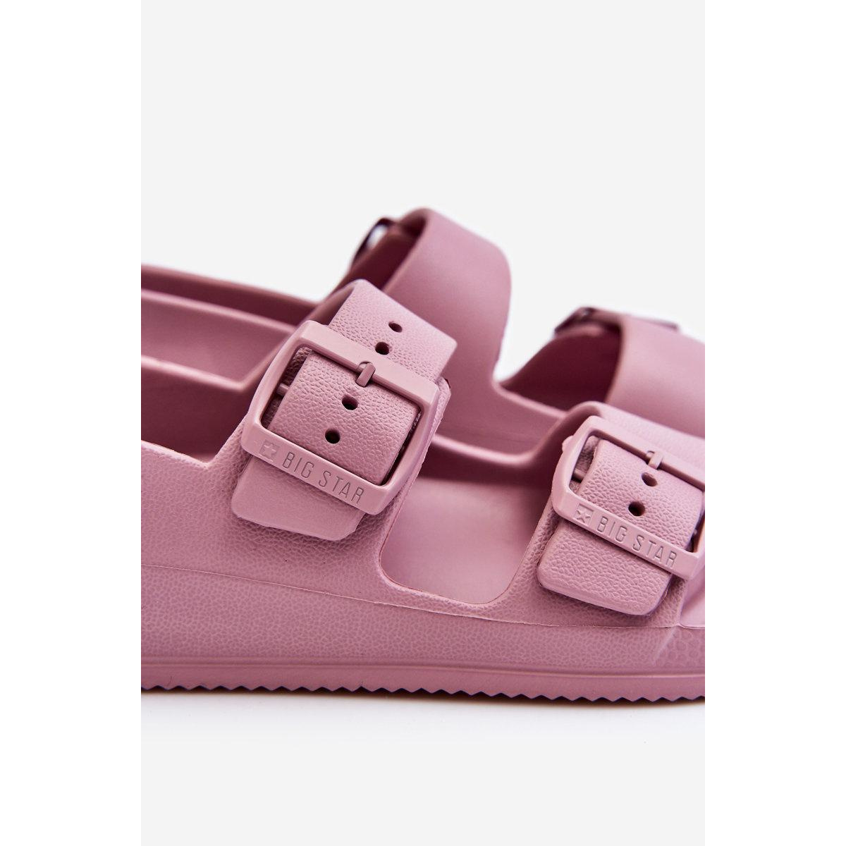 Dámske ľahké sandále Big Star LL274744 Purple - Odtiene fialovej