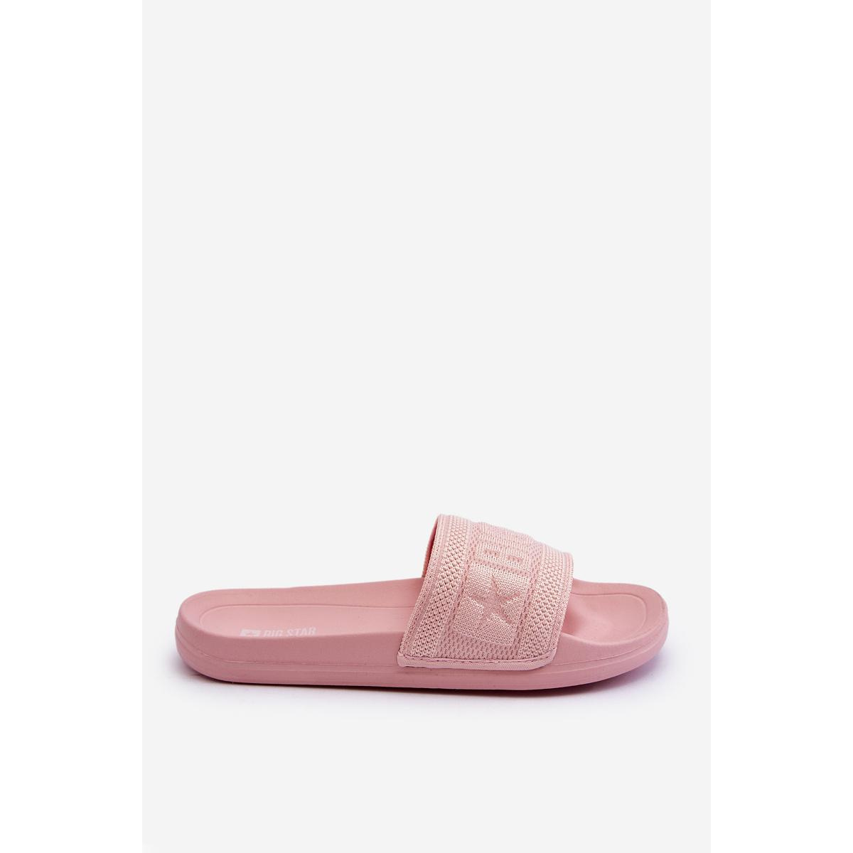 Dámska módna veľká hviezda LL274A157 Svetlo ružová flip -flops - Odtiene ružovej