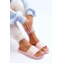 Dámska módna veľká hviezda LL274A157 Svetlo ružová flip -flops - Odtiene ružovej