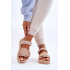 Dámske suchý sandál Big Star LL274787 Beige - Béžová
