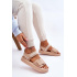 Dámske suchý sandál Big Star LL274787 Beige - Béžová
