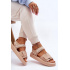 Dámske suchý sandál Big Star LL274787 Beige - Béžová