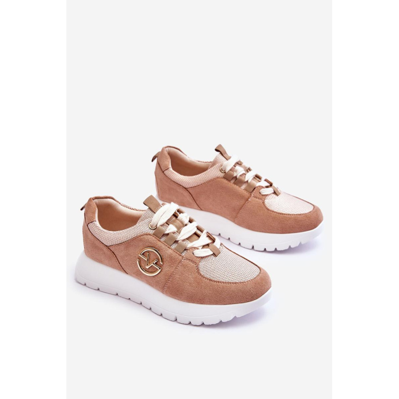Dámske športové topánky na platforme Beige Aisha - Béžová