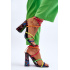 Módne vysoké podpätky Josette Multicolor - Viacfarebné