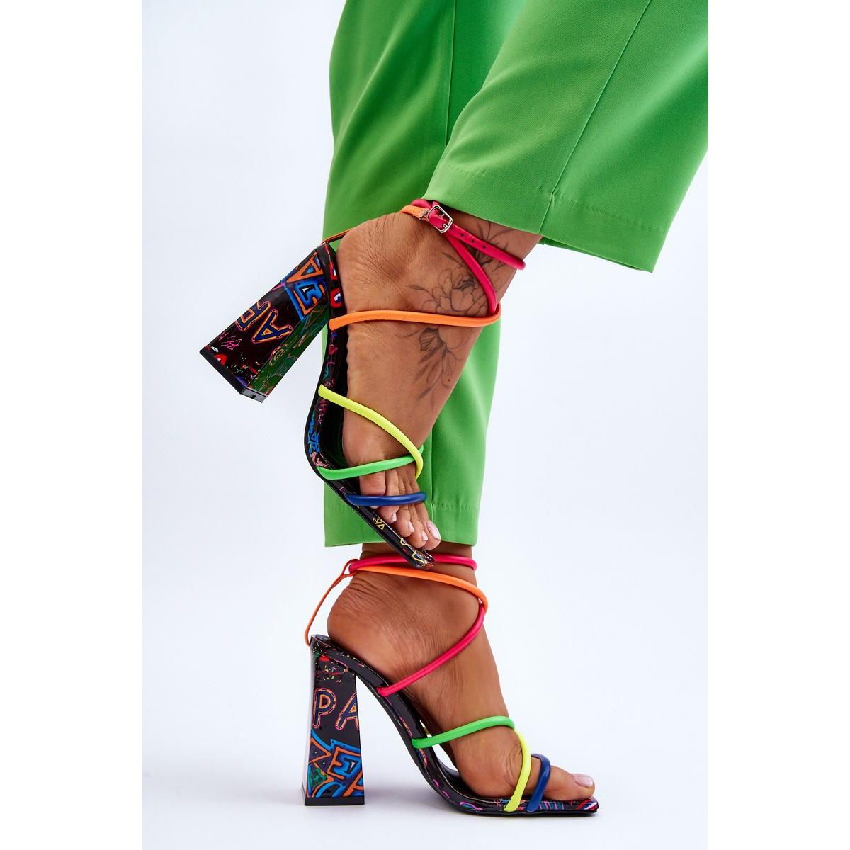 Módne vysoké podpätky Josette Multicolor - Viacfarebné