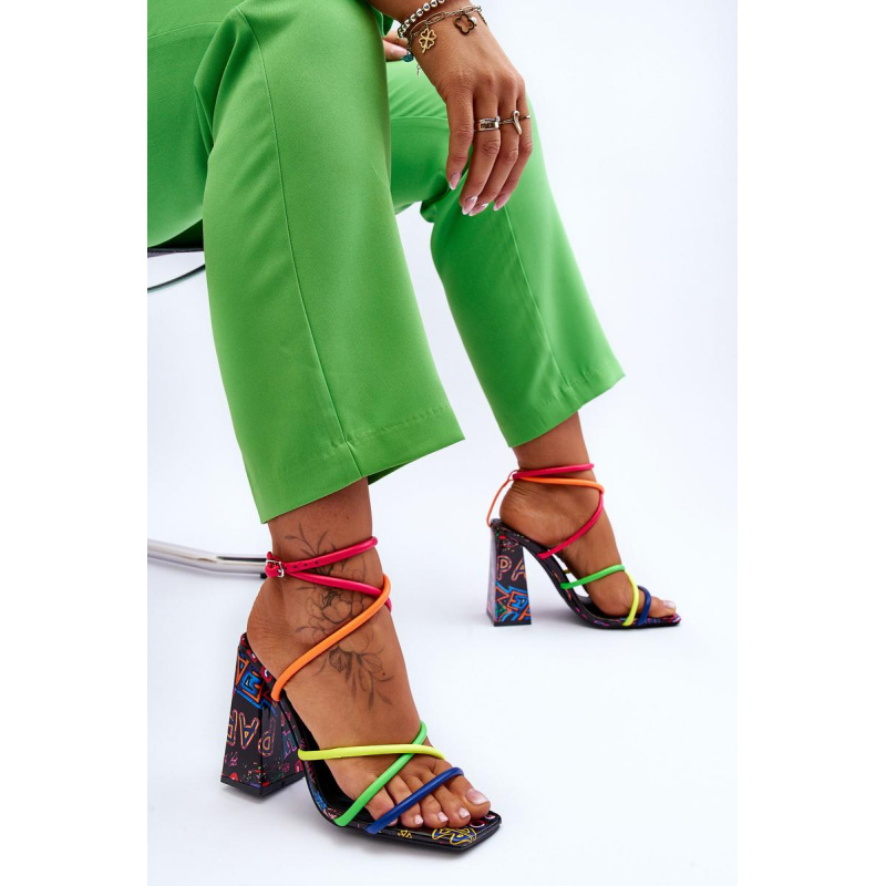Módne vysoké podpätky Josette Multicolor - Viacfarebné
