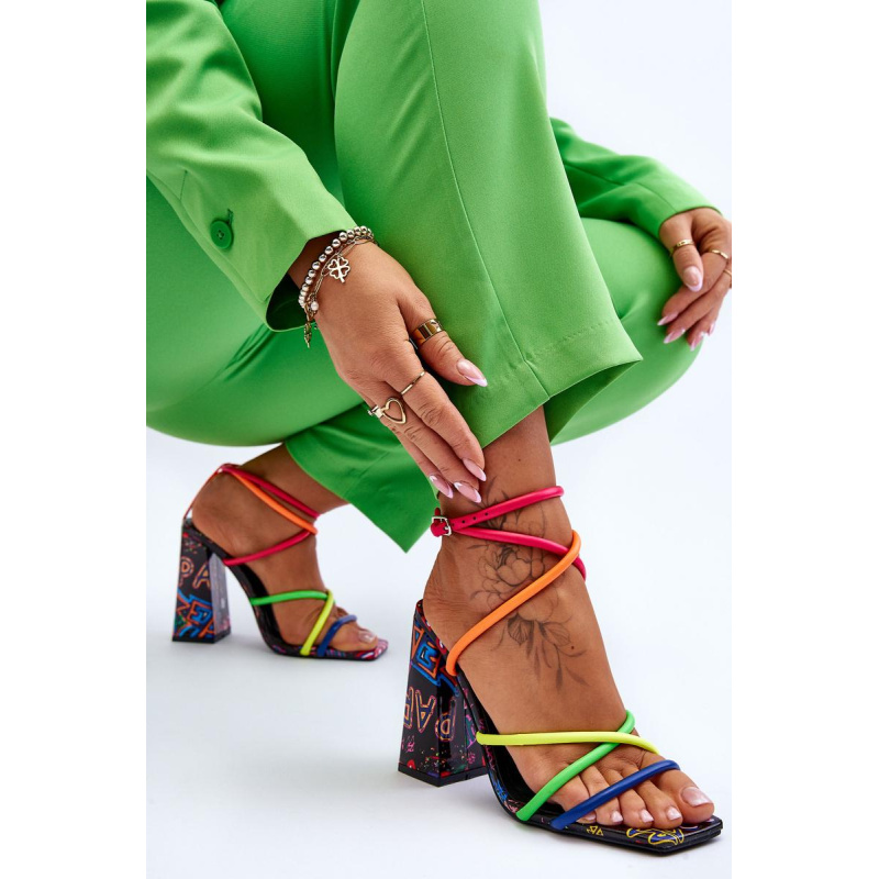 Módne vysoké podpätky Josette Multicolor - Viacfarebné