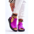 Semišové sandále pre Nicole 2743/067 fuchsia - Odtiene ružovej
