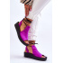 Semišové sandále pre Nicole 2743/067 fuchsia - Odtiene ružovej