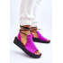 Semišové sandále pre Nicole 2743/067 fuchsia - Odtiene ružovej