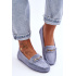 Dámske klasické semišové Corinell Blue Loafers - Modrá
