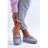 Dámske klasické semišové Corinell Blue Loafers - Modrá