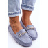 Dámske klasické semišové Corinell Blue Loafers - Modrá