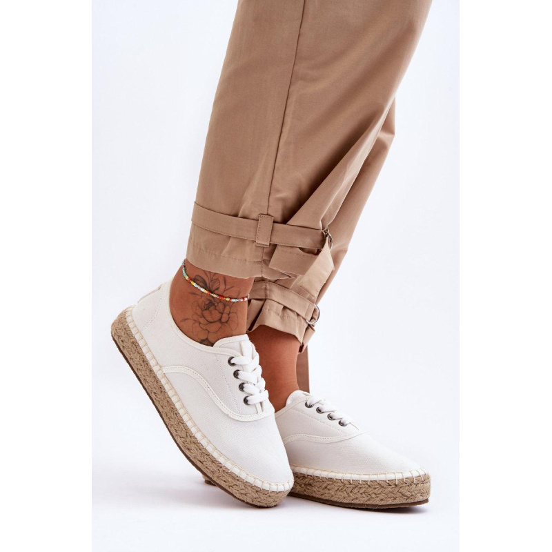 Veľká hviezda LL274833 Espadrilles Laced Sneakers