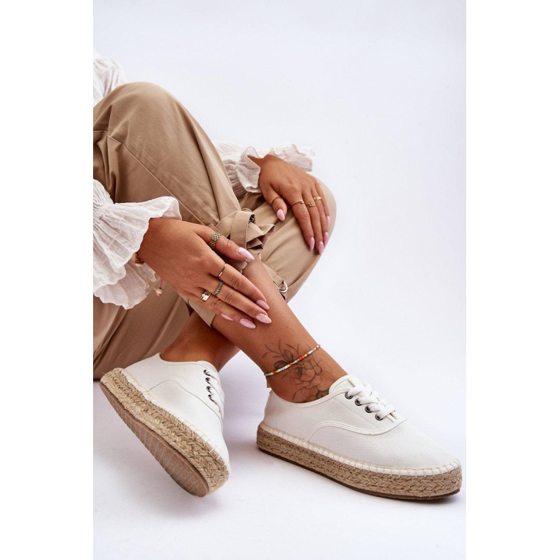 Veľká hviezda LL274833 Espadrilles Laced Sneakers