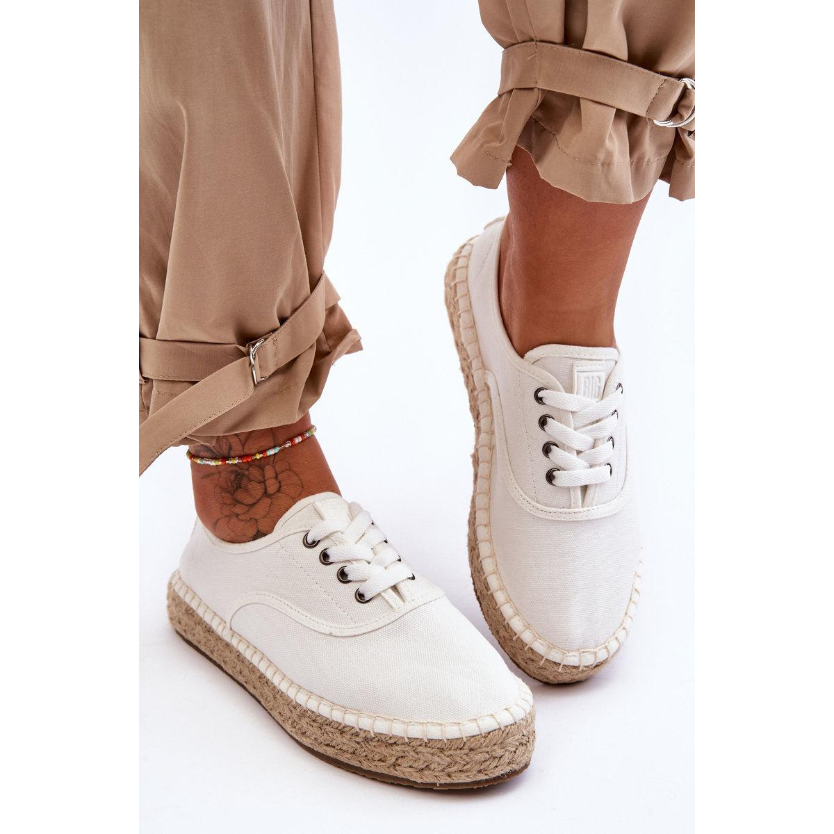 Veľká hviezda LL274833 Espadrilles Laced Sneakers
