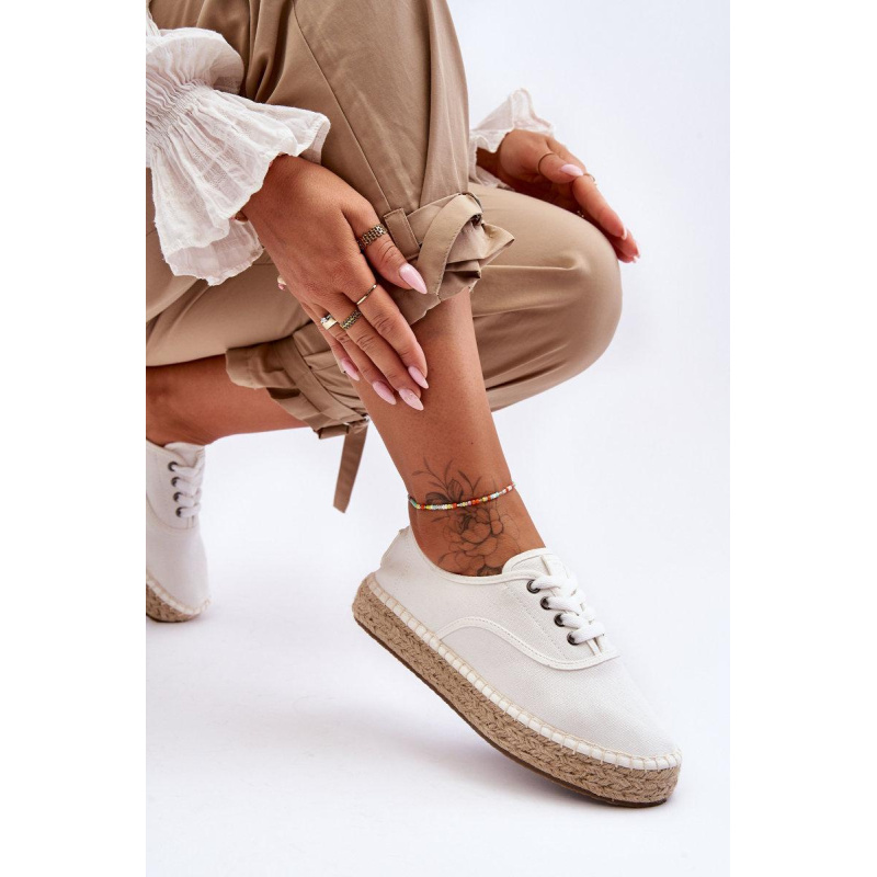Veľká hviezda LL274833 Espadrilles Laced Sneakers