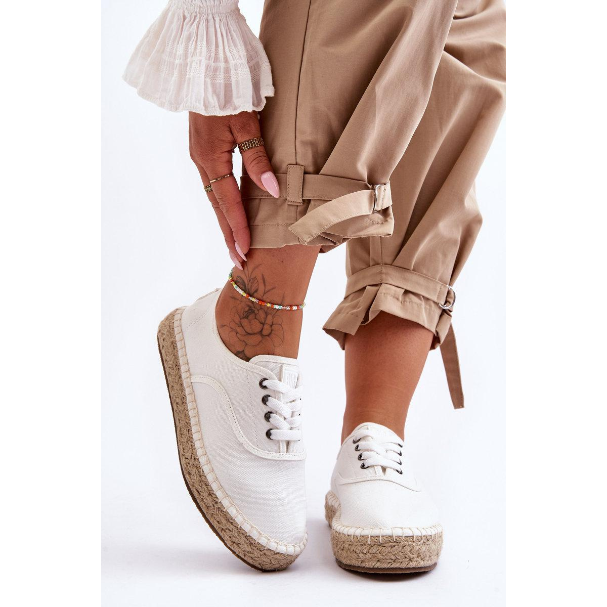 Veľká hviezda LL274833 Espadrilles Laced Sneakers