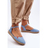 Dámske espadrilly na modrej platforme Big Star FF274532 - Modrá
