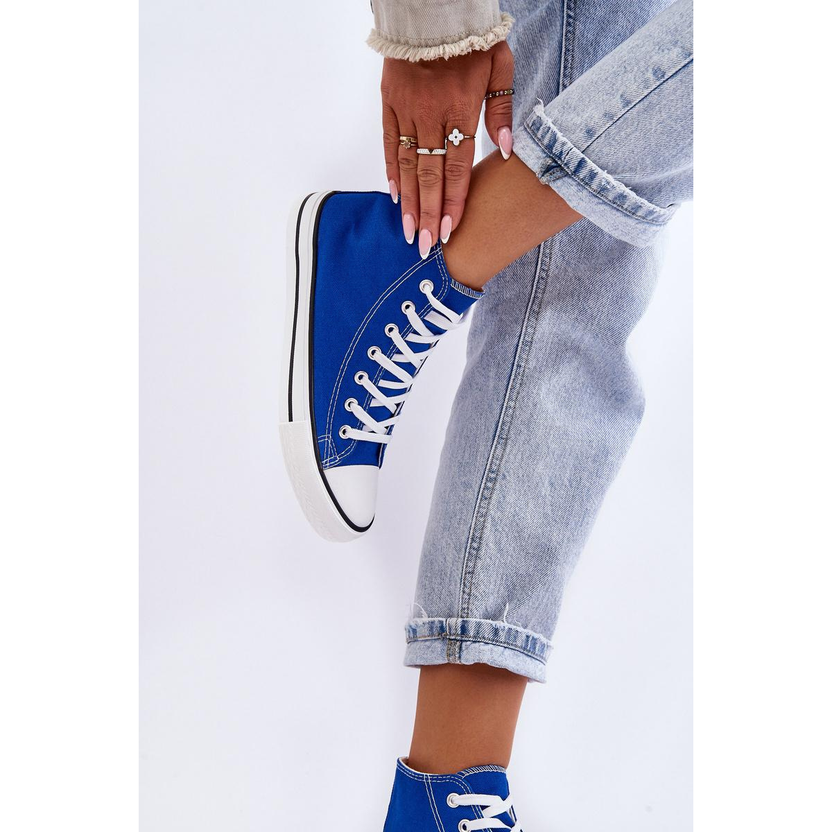 Dámske klasické tenisky High Blue Remos - Modrá