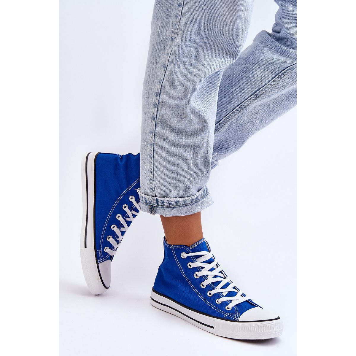 Dámske klasické tenisky High Blue Remos - Modrá