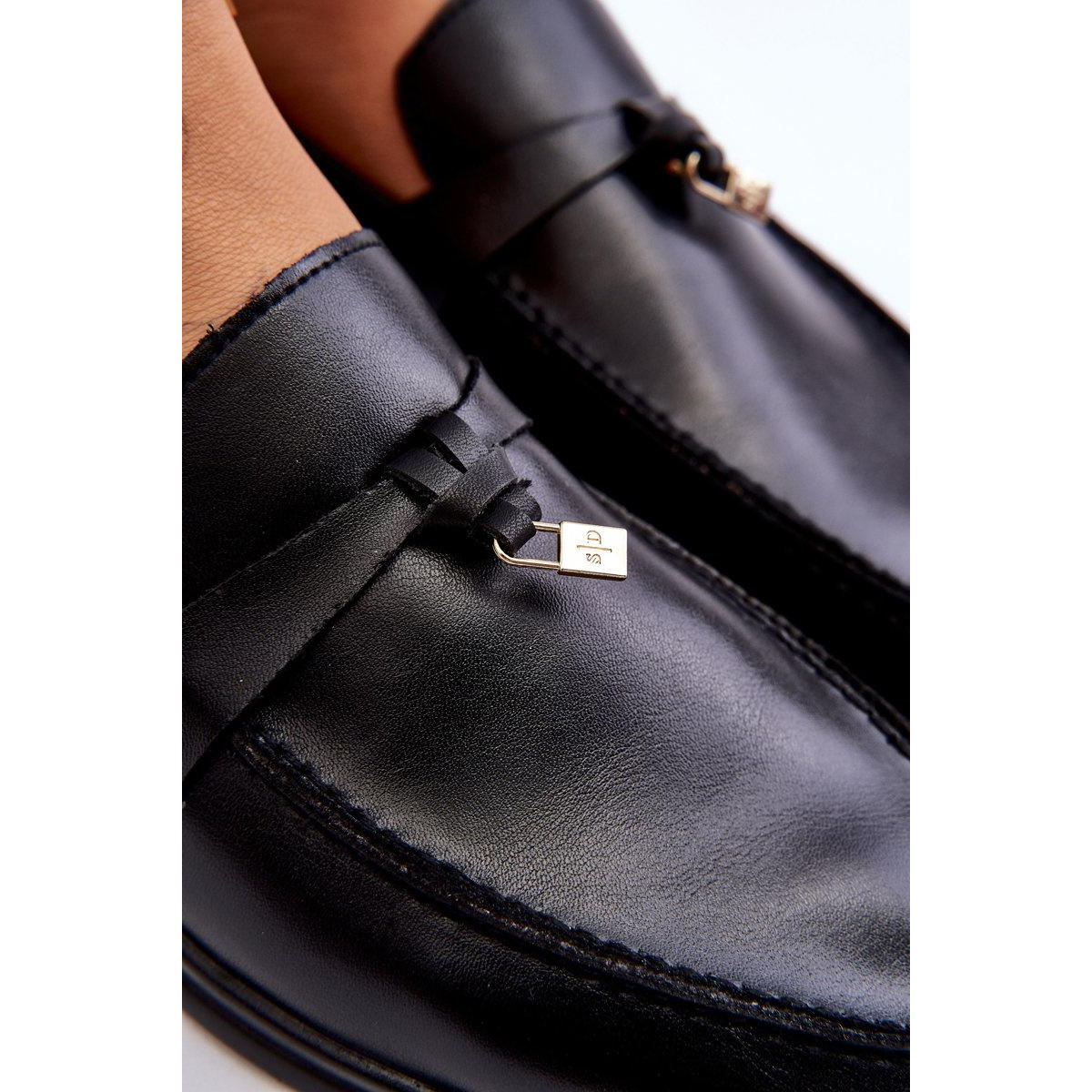 Klasické ženské mokasy Black Cortez - Čierna