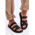 Ženské látky Jose's Black Selcro Flip Flops - Čierna