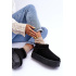 Suede Snow topánky na platforme Black Corcoran - Čierna