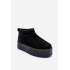 Suede Snow topánky na platforme Black Corcoran - Čierna