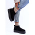 Suede Snow topánky na platforme Black Corcoran - Čierna