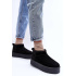 Suede Snow topánky na platforme Black Corcoran - Čierna
