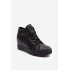 Dámske kožené tenisky na Big Star MM274001 Black Wedge - Čierna
