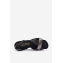 Zazoo 40141 Kožené Sandále Na Suchý Zips Čierne - Čierna