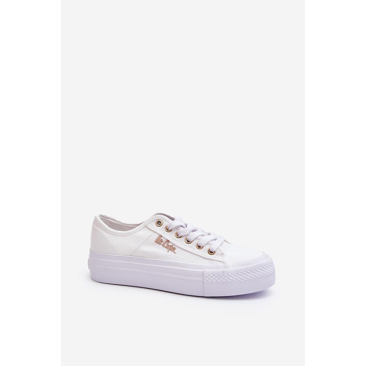 Biele Dámske Tenisky na Platforme Lee Cooper LCW-24-31-2725