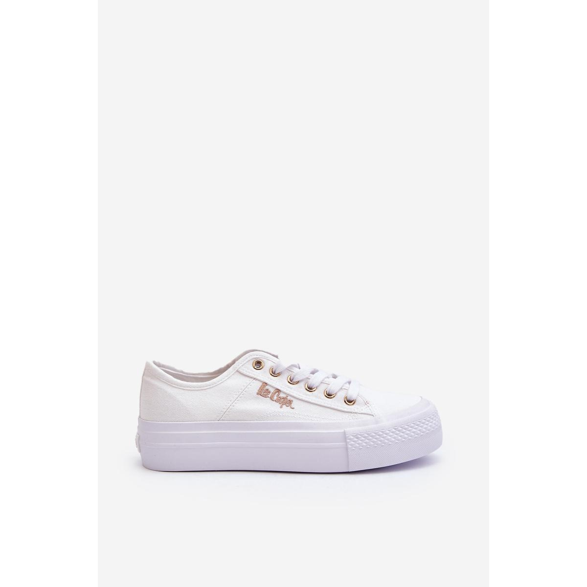 Biele Dámske Tenisky na Platforme Lee Cooper LCW-24-31-2725