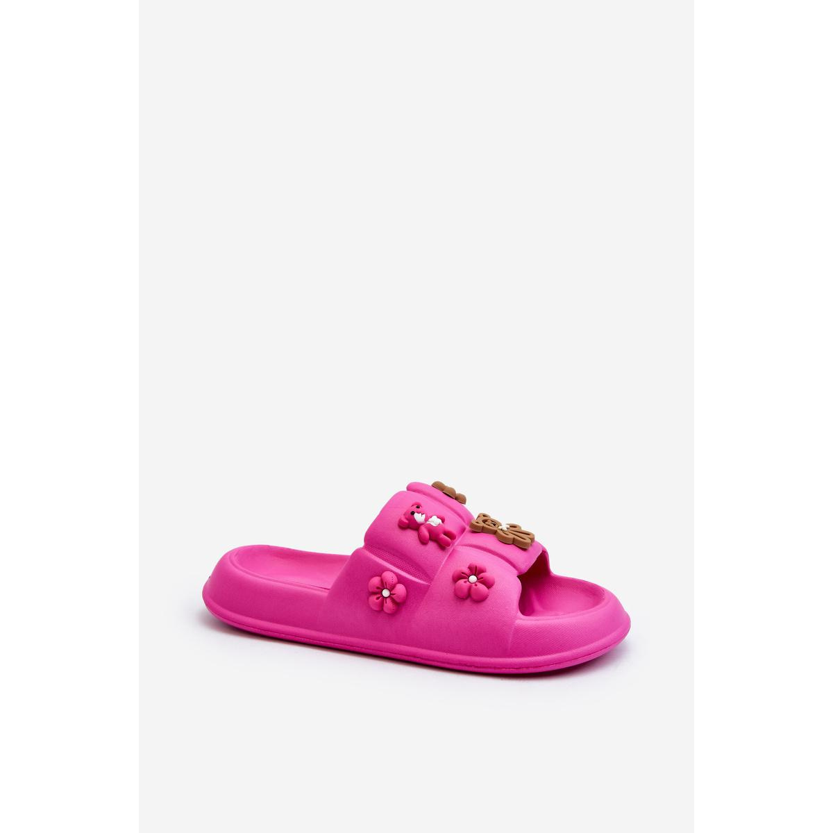 Dámske peny papuče s ozdobami fuchsie Cambrina - Odtiene ružovej