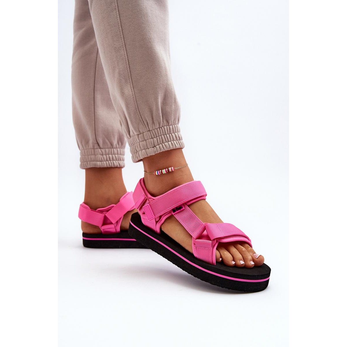 Dámske sandále Lee Cooper LCW-23-34-2613 Ružové - Odtiene ružovej