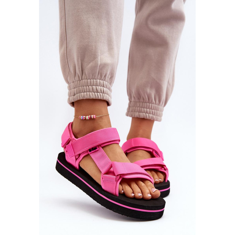 Dámske sandále Lee Cooper LCW-23-34-2613 Ružové - Odtiene ružovej