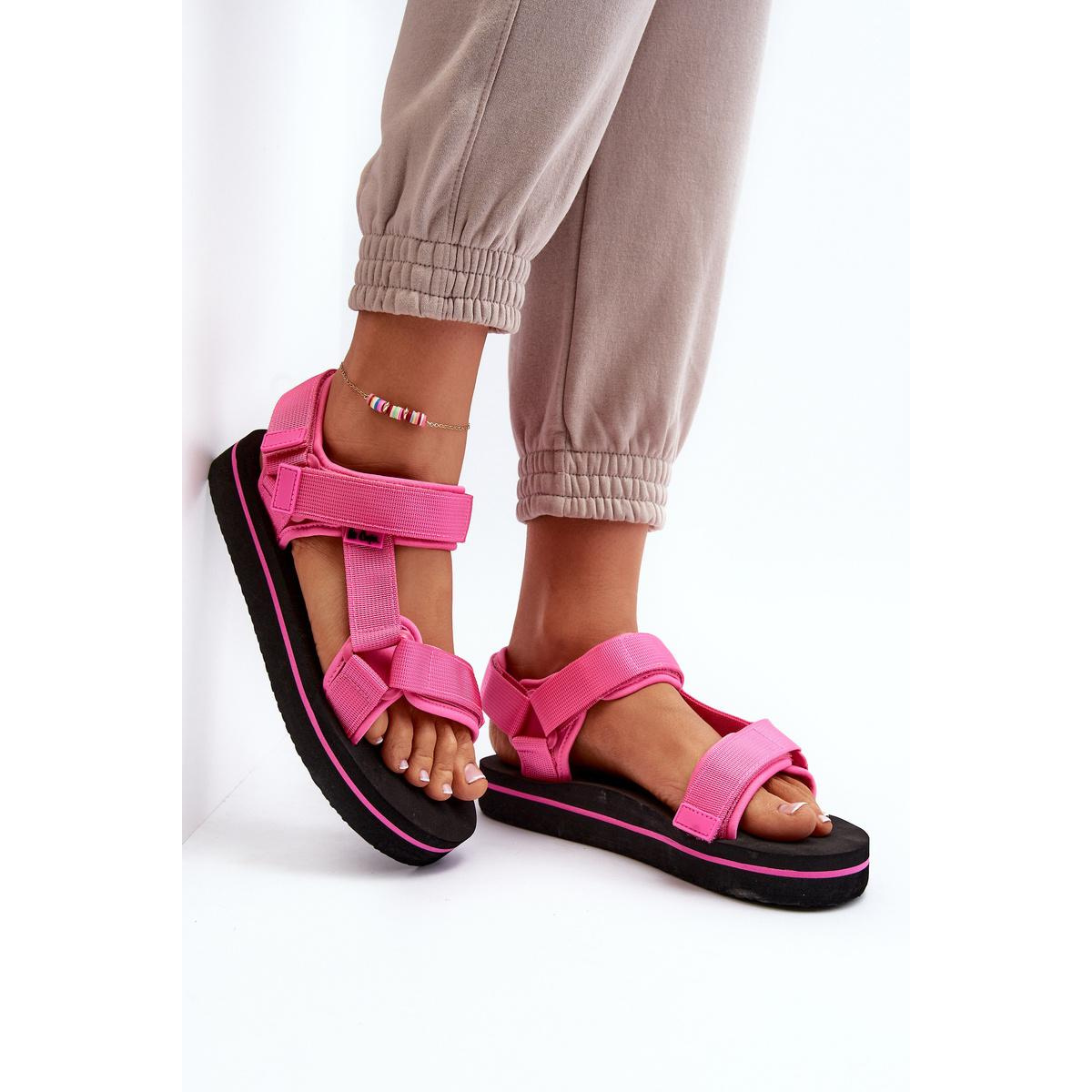 Dámske sandále Lee Cooper LCW-23-34-2613 Ružové - Odtiene ružovej