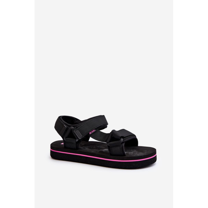 Dámske sandále na platforme Lee Cooper LCW-24-05-2751L Čierne - Čierna