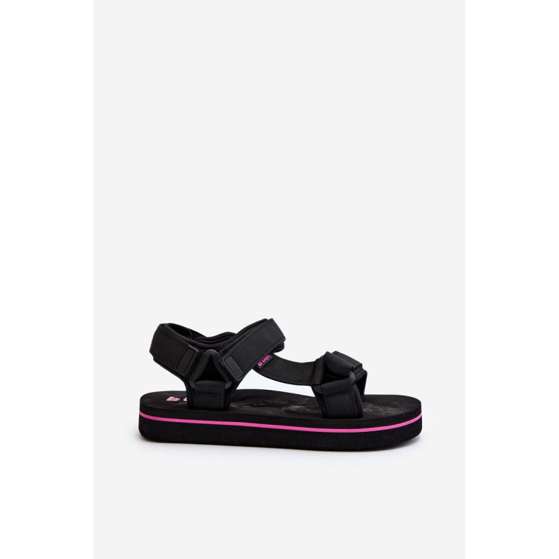 Dámske sandále na platforme Lee Cooper LCW-24-05-2751L Čierne - Čierna