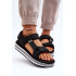 Dámske sandále na platforme Lee Cooper LCW-24-05-2753L Čierne - Čierna