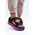Dámske sandále na platforme Lee Cooper LCW-24-05-2753L Čierne - Modrá