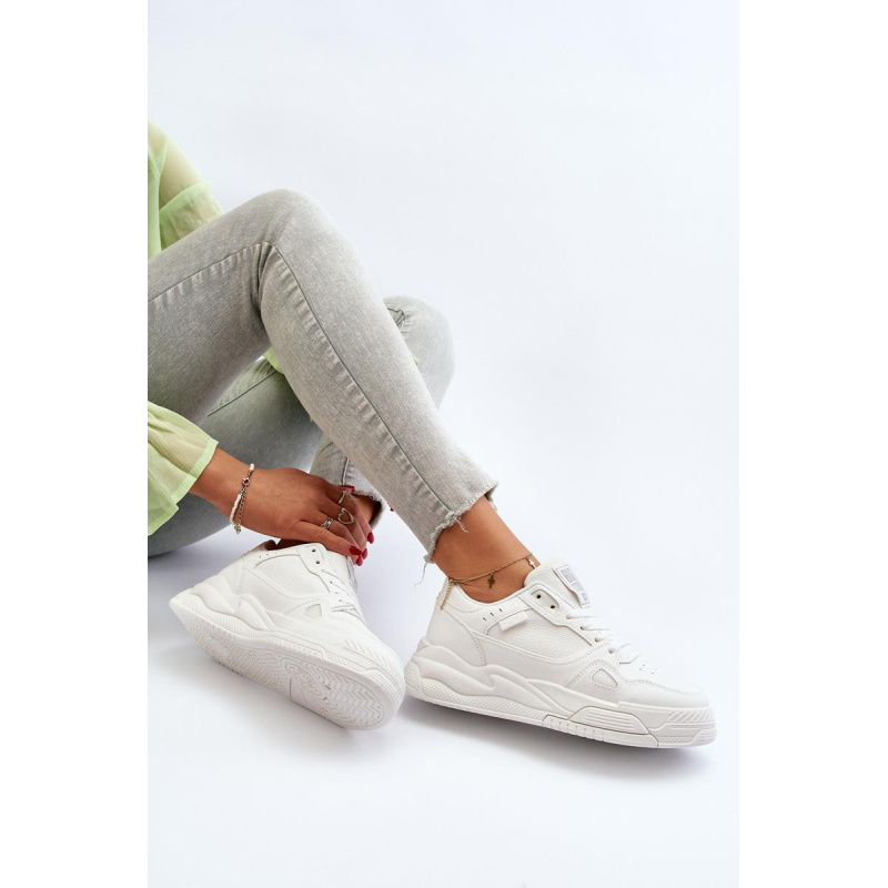 Dámske športové topánky tenisky Big Star MM274354 biela - Biela