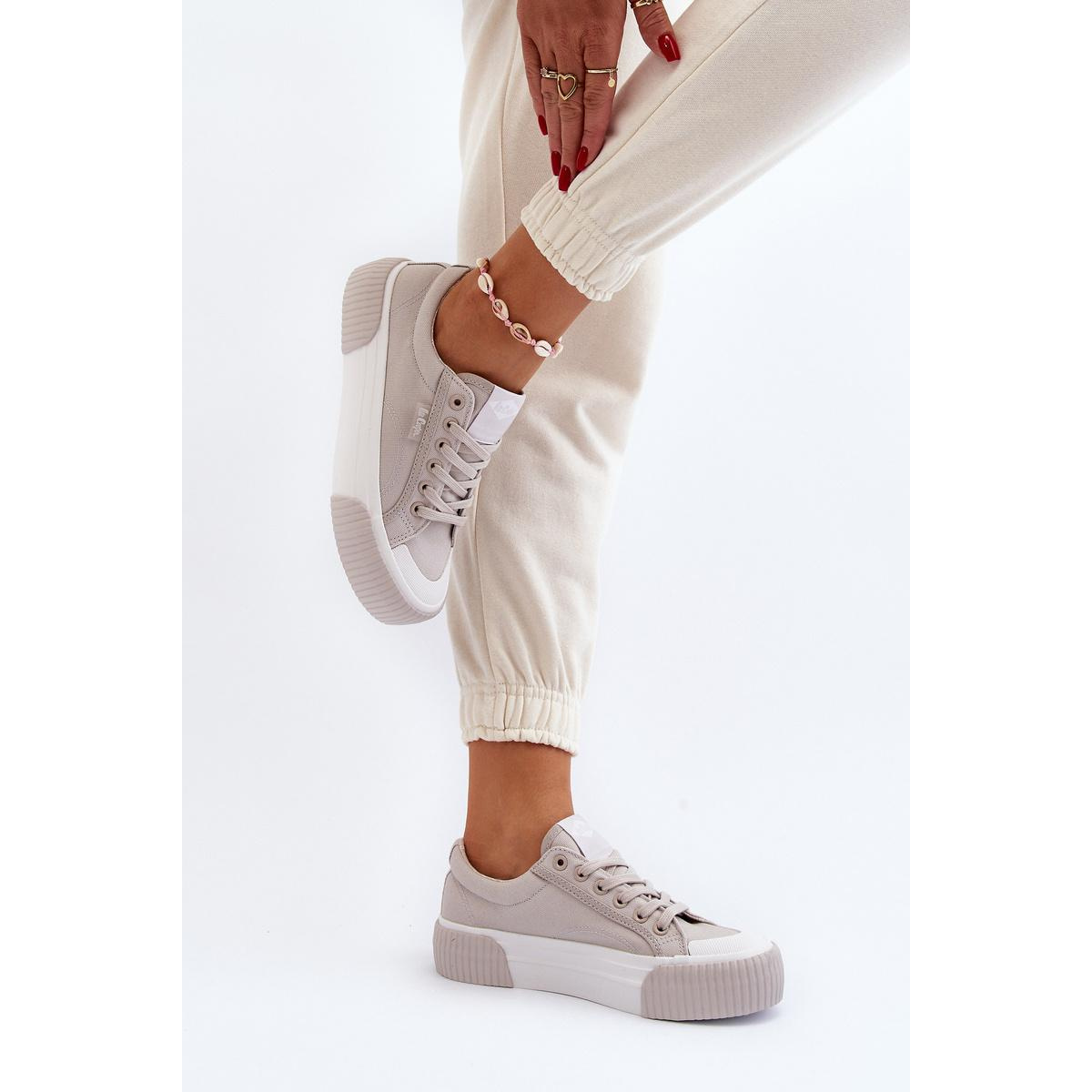Dámske tenisky na hrubej podrážke Lee Cooper LCW-24-31-2178 Šedé