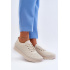Kožené Športové Dámske Tenisky Beige Lalnai - Béžová