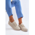 Kožené Športové Dámske Tenisky Beige Lalnai - Béžová